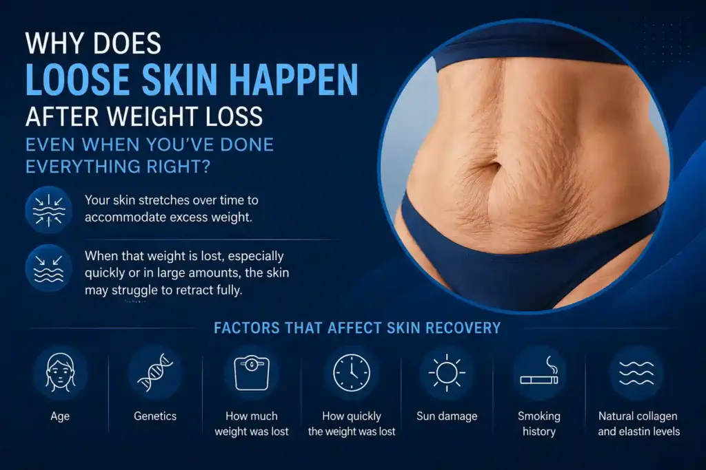 Why Does Loose Skin Happen After Weight Loss Even When You’ve Done Everything Right Bury St Edmunds?